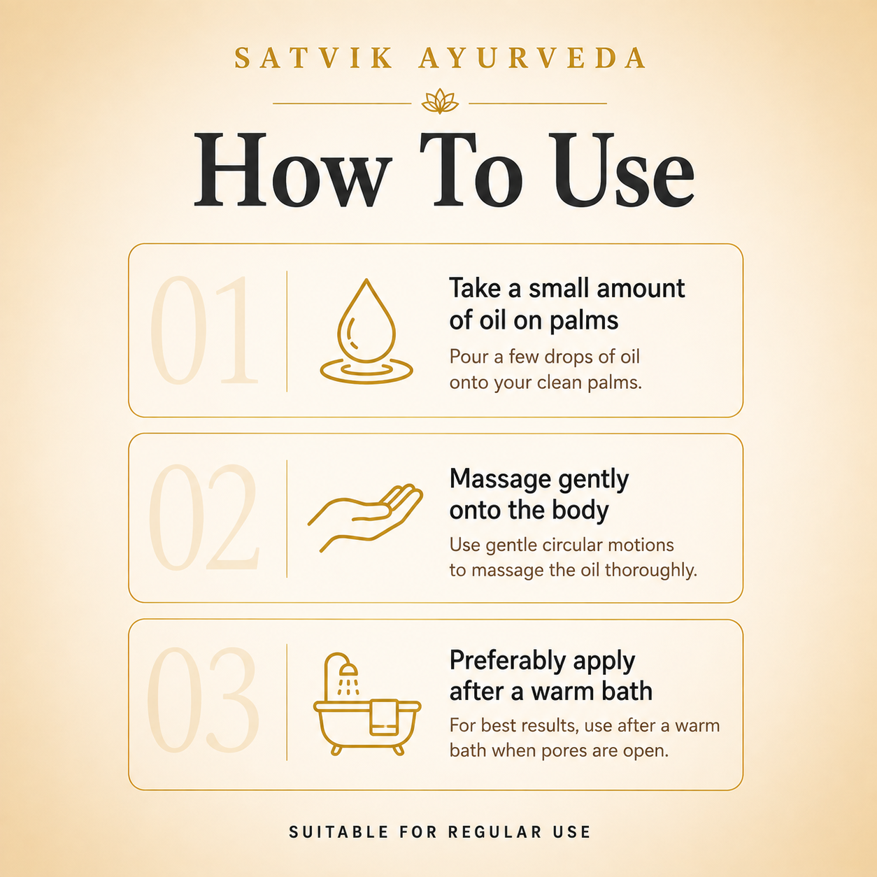 Satvik Ayurveda Aparajit Yodha Oil | Ayurvedic Herbal Oil