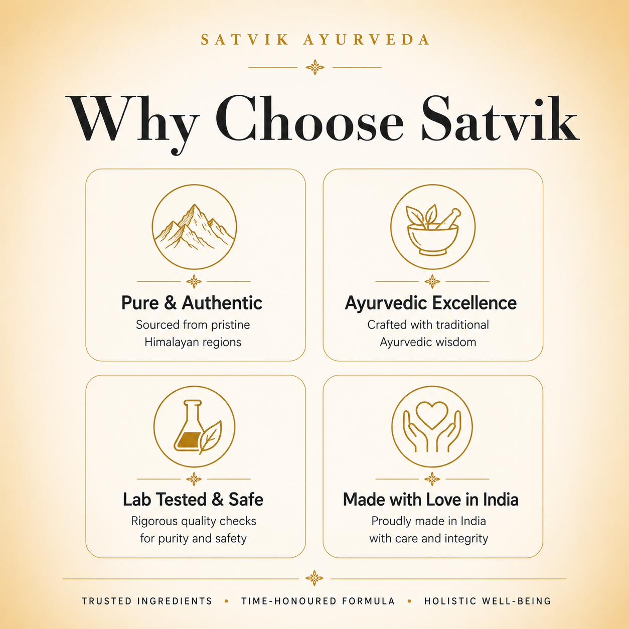 Satvik Ayurveda Shilajeet Gold | Premium Energy Formula