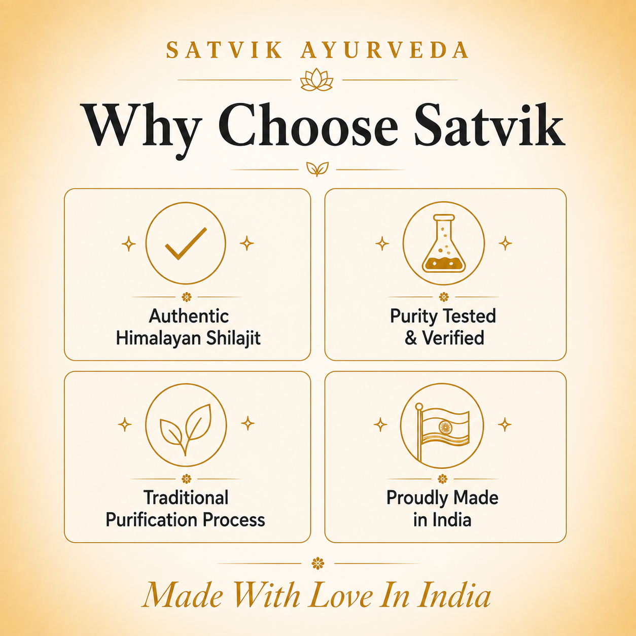 Satvik Ayurveda Shilajeet | Pure Himalayan Shilajit Resin