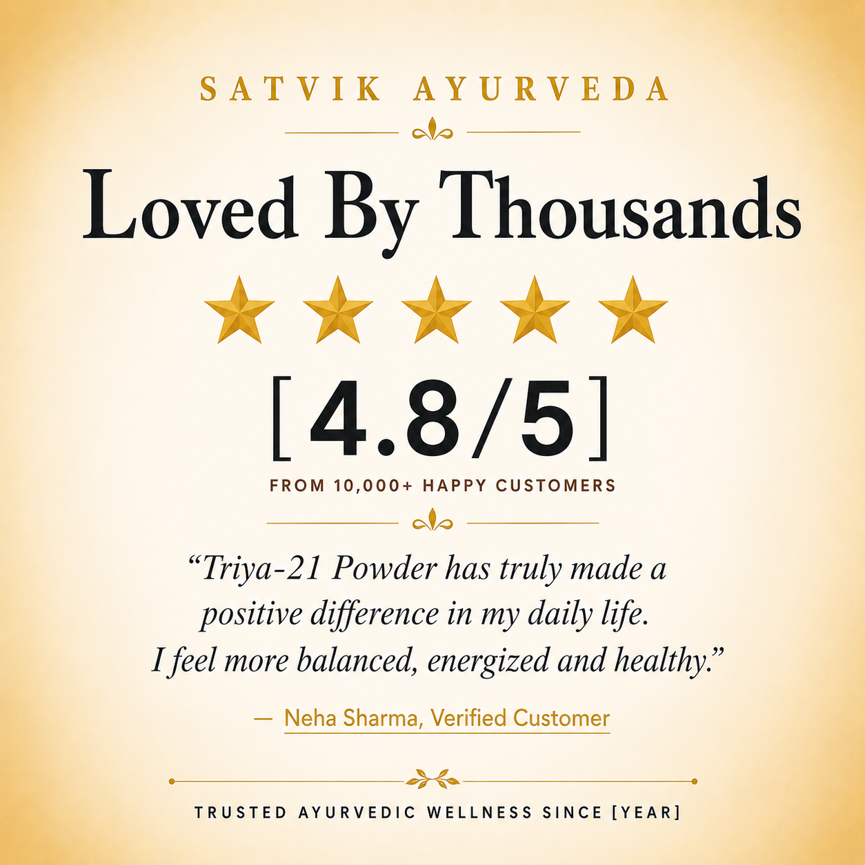 Satvik Ayurveda Triya-21 Powder | Ayurvedic Women's Care