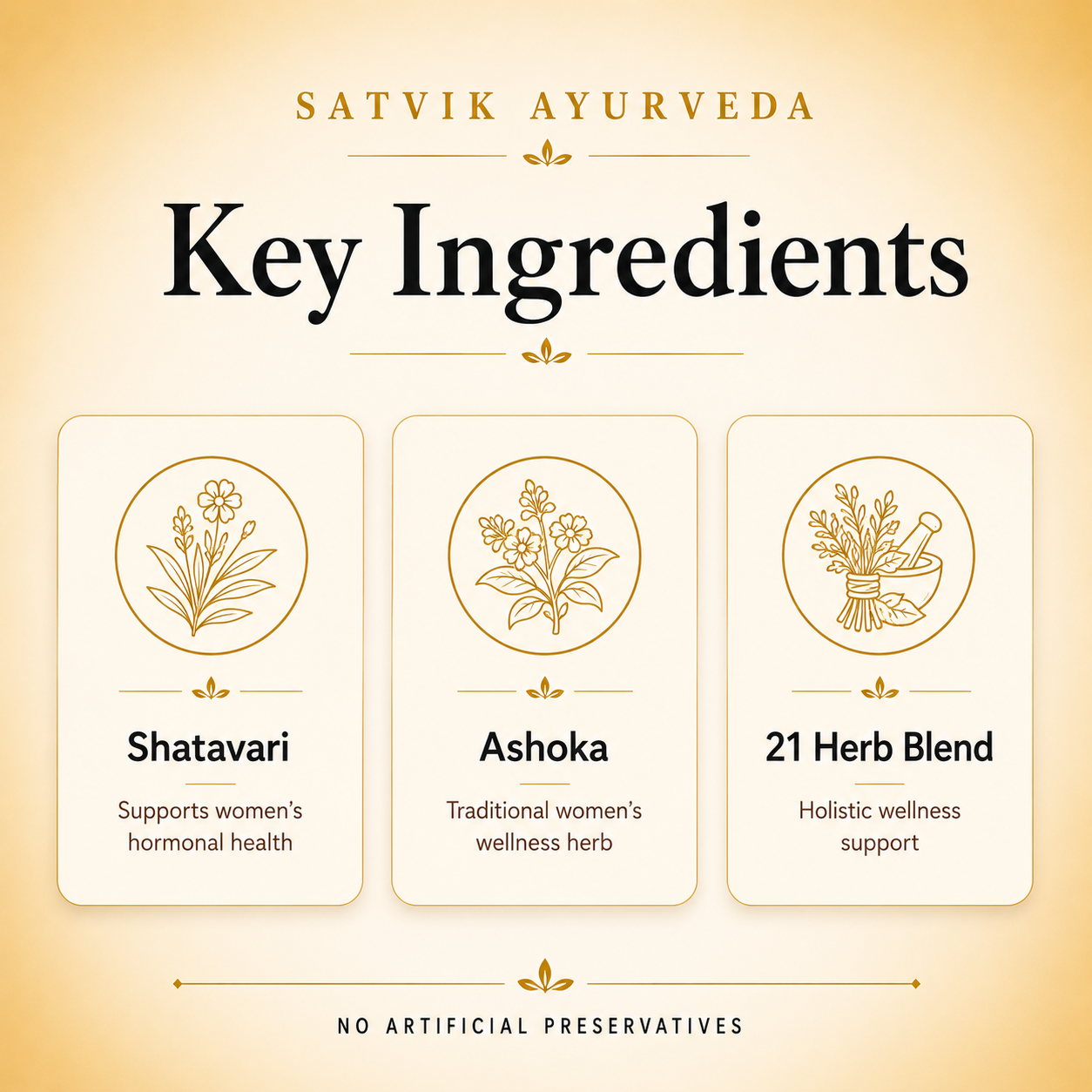 Satvik Ayurveda Triya-21 Tablets | Herbal Women's Health