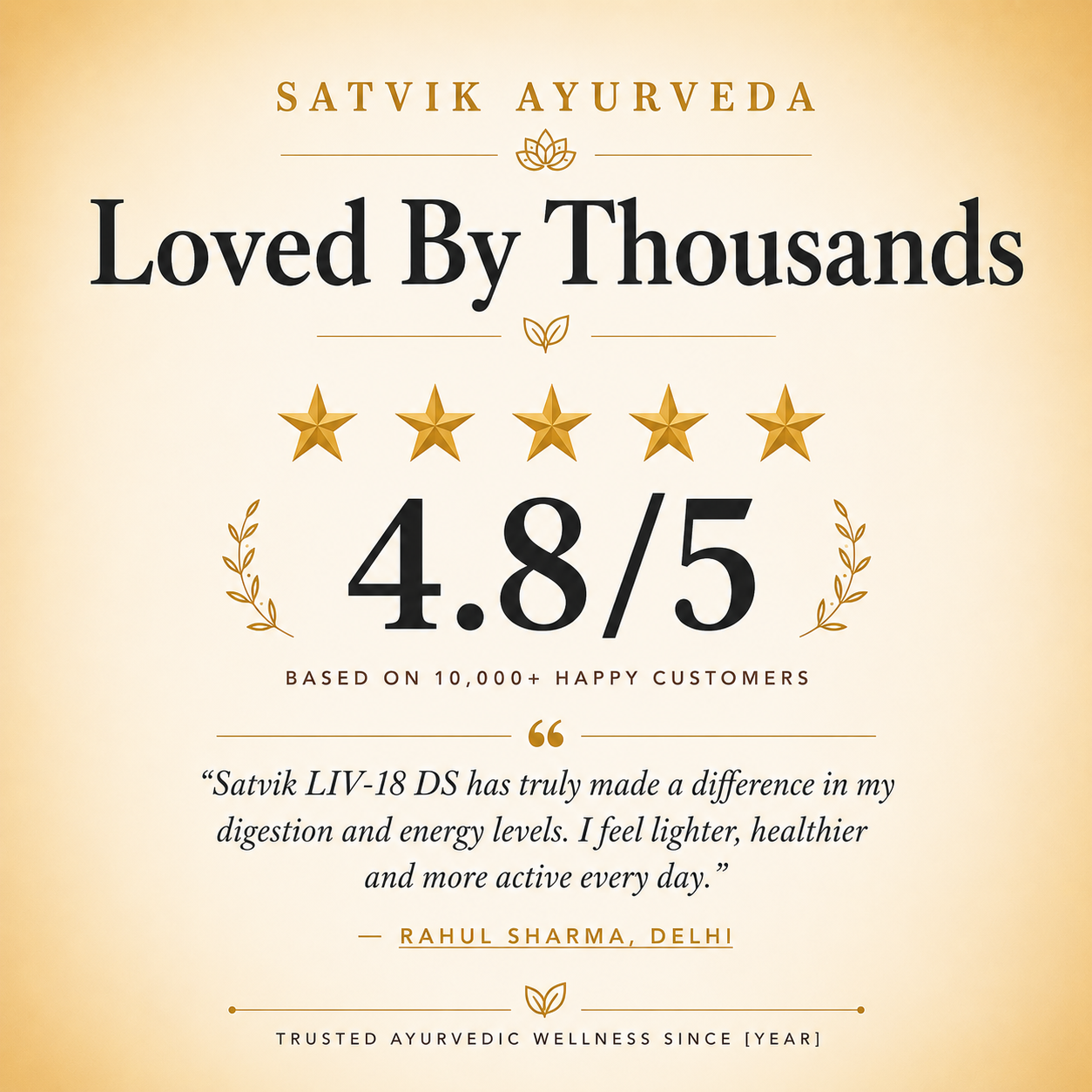 Satvik Ayurveda LIV-18 DS | Ayurvedic Liver Care Syrup