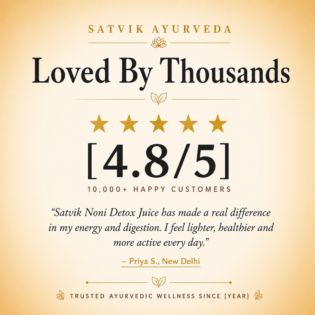 Satvik Ayurveda Noni Detox Juice | 100% Pure & Natural