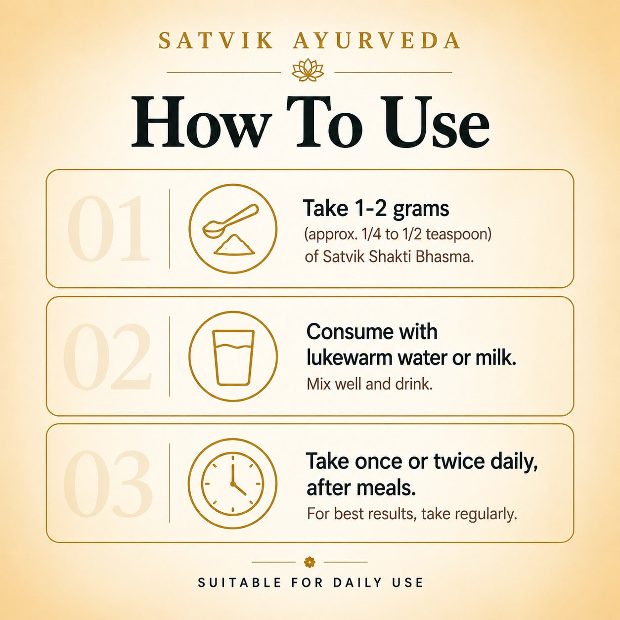 Satvik Ayurveda Shakti Bhasma | Ayurvedic Vitality Formula